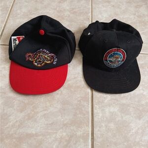 Lot of 2 Marlboro Vintage Strap Back Hats